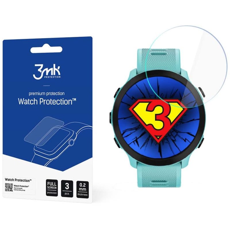 Προστασία Οθόνης 3mk Watch Arc για Garmin Forerunner 55 (3τμ)