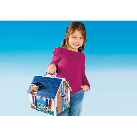 PLAYMOBIL® Dollhouse Μοντέρνο Κουκλόσπιτο - Βαλιτσάκι (70985) image 4
