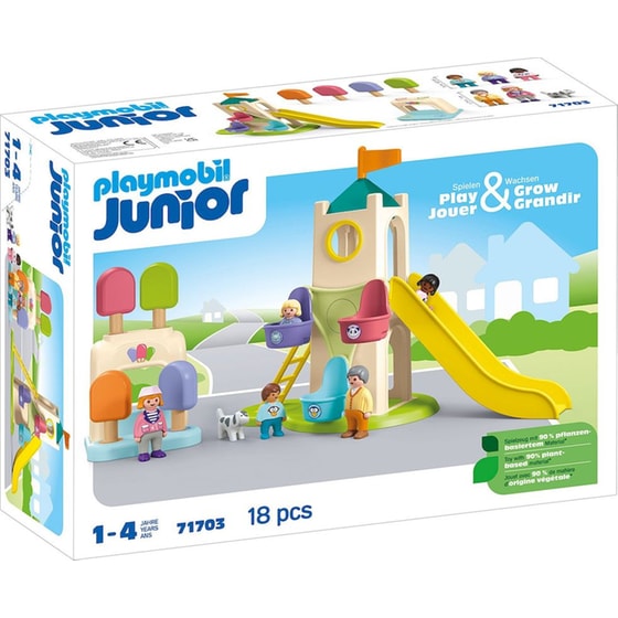 PLAYMOBIL® Junior Διασκέδαση στην Παιδική χαρά (71703) image 0