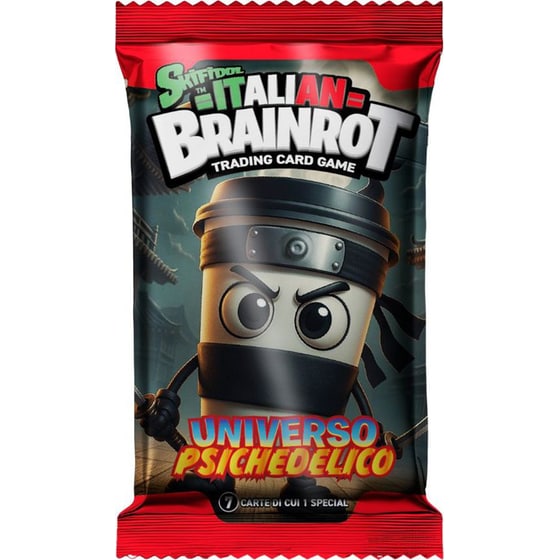 Italian Brainrot Skifidol Σειρά Alpha "Universo Psichedelico"  - 1 Φακελάκι (7 Κάρτες) image 1