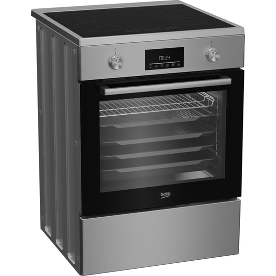 BEKO FBMA6930GX 72 Lt Inox Ηλεκτρική Κουζίνα Επαγωγική image 1