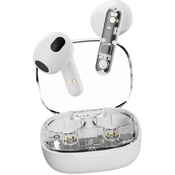 Ακουστικά Bluetooth Streetz T150 - Transparent White image 0