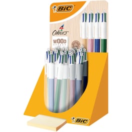 Στυλό Διαρκείας BIC Gradient 4 Color Wood (4 χρώματα - 1 τεμάχιο)