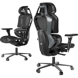 Καρέκλα Gaming Εργονομική Eureka Ergonomic Typhon ERK-GC05-GY Υφασμάτινη - Μαύρη
