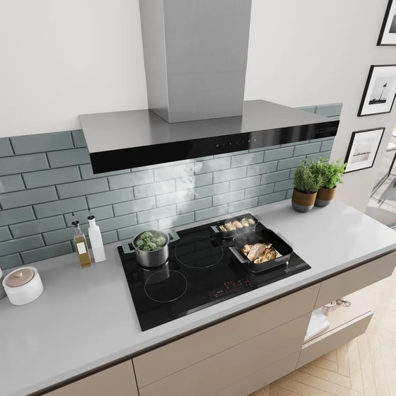 BOSCH DWB65CC30 60 cm Inox Απορροφητήρας Καμινάδα - Τζάκι image 6