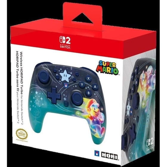 Hori Horipad Turbo Ασύρματο για Switch 2 Universe Mario - Blue image 1