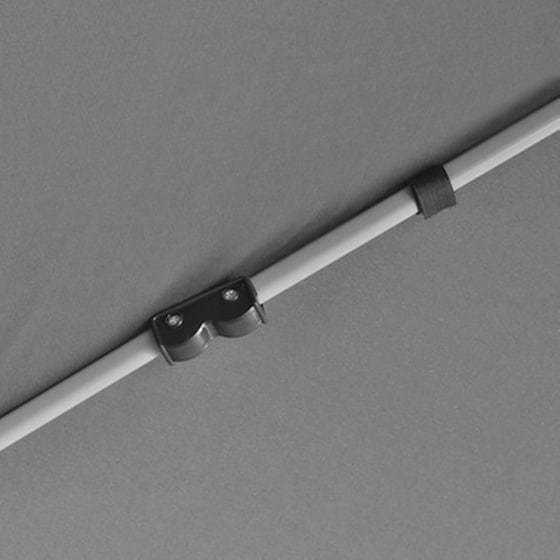 Vidaxl Τέντα Εκδηλώσεων Εξάγωνη Με 6 Τοιχώματα Γκρι 3,6 X 3,1 Μ. image 3