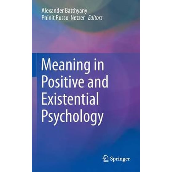 Meaning in Positive and Existential Psychology image 0