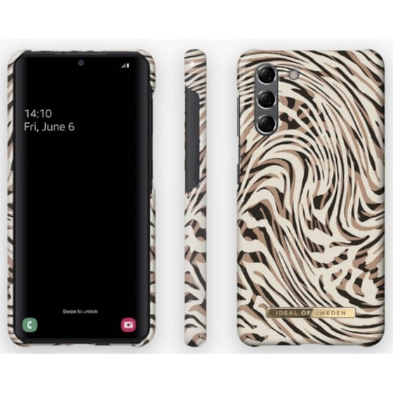 Θήκη Samsung Galaxy S21 - iDeal of Sweden Fashion - Hypnotic Zebra image 1