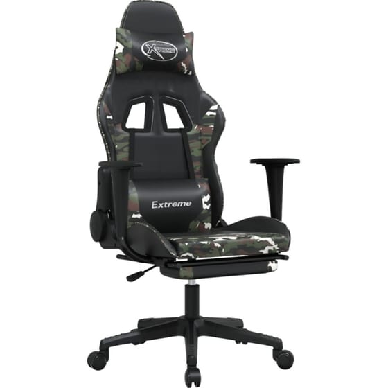 Καρέκλα Gaming VIDAXL 3143710 από Τεχνητό Δέρμα - Μαύρο image 0