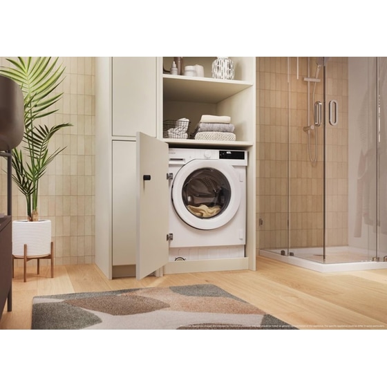 CANDY BC4S495M4D8-S 9 kg/5 kg με WiFi Λευκό Εντοιχιζόμενο Πλυντήριο - Στεγνωτήριο image 5