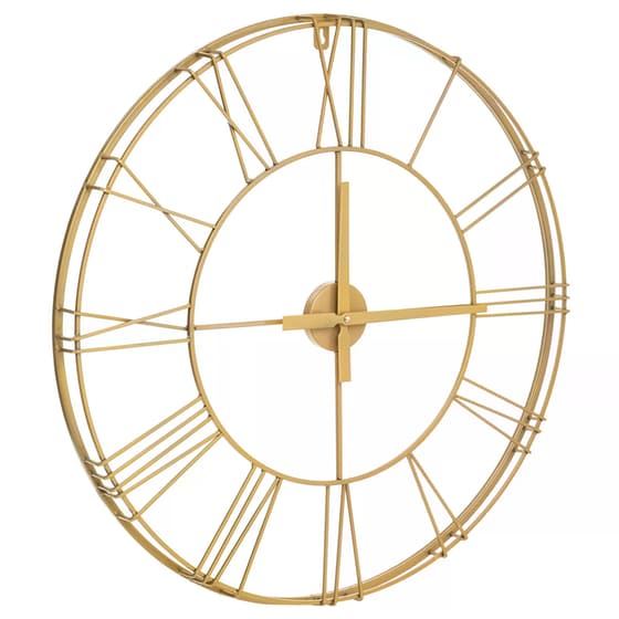 Αναλογικό Ρολόι Spitishop Τοίχου Φ70 cm - Χρυσό image 2