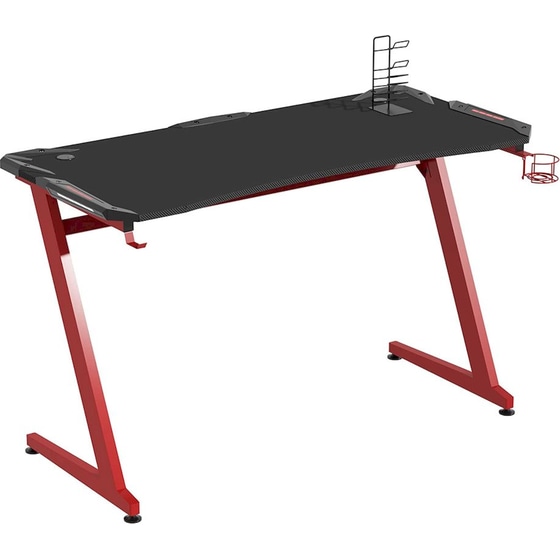 Γραφείο Gaming ArteLibre Leia 140x65x75cm - Κόκκινο image 0