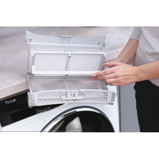 HAIER HD80-A2939S 8 kg με Αντλία Θερμότητας Λευκό Στεγνωτήριο Ρούχων image 7