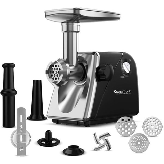 Κρεατομηχανή TURBOTRONIC TT-MG20 2000 W Ασημί/Μαύρο image 4