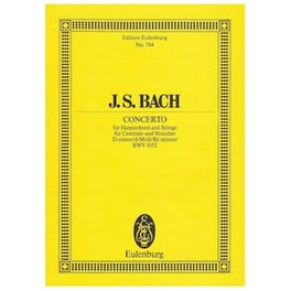 Βιβλίο Για Σύνολα Editions Eulenburg Bach - Concerto In D Minor Bwv1052 [pocket Score]