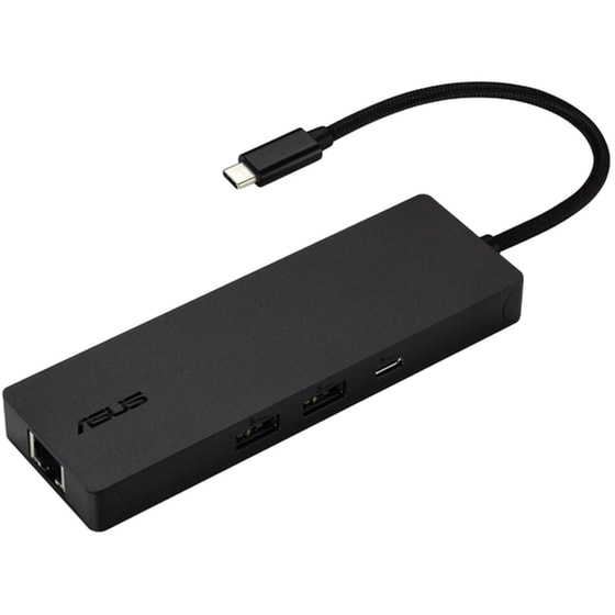 Asus 8 in 1 USB-C Dock DC210 USB-C Docking Station με HDMI 4K PD Μαύρο image 0