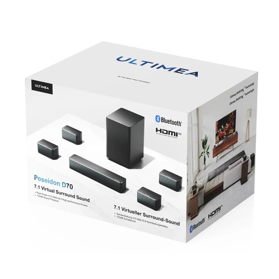 Soundbar Ultimea Poseidon D70 7.1 - Black image 3