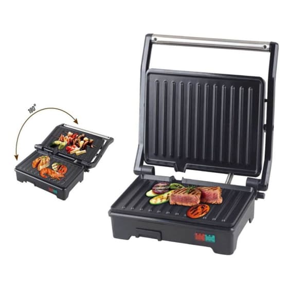 MULTIHOME SLG5002 750W Inox Τοστιέρα - Γκριλιέρα image 1