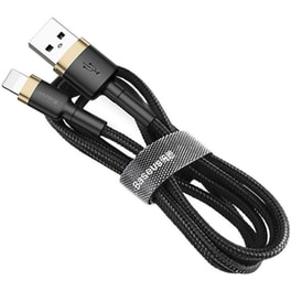 Baseus Cafule Cable Durable Nylon Braided Wire USB  Lightning 2.4Α 1m - Μαύρο