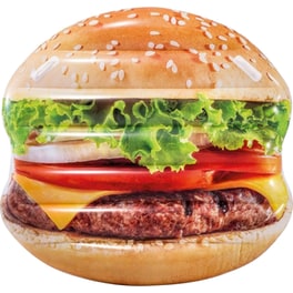 Φουσκωτό Στρώμα Θαλάσσης Intex Hamburger 58780 145x142cm - Πολύχρωμο