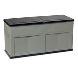 Italy Πλαστικό Μπαούλο 119x46x60cm 320lt 6.8kg Multibox Trend Basalt Grey/black