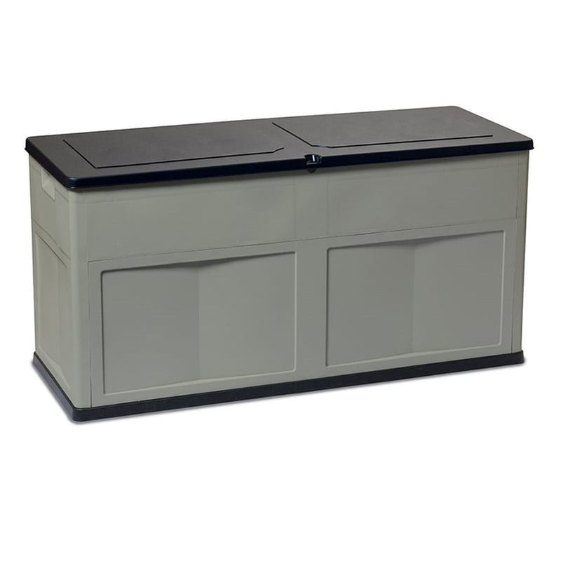 TOOMAX Italy Πλαστικό Μπαούλο 119x46x60cm 320lt 6.8kg Multibox Trend Basalt Grey/black