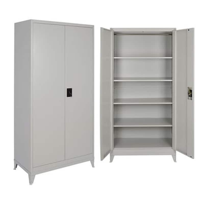 Ντουλάπα Steelen Δίφυλλη Μεταλλική 90x54x191 cm - Γκρι