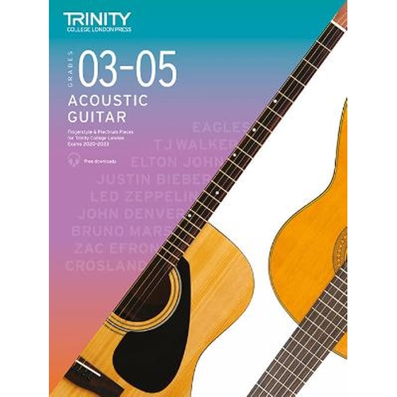Trinity College London Acoustic Guitar Exam Pieces 2020-2023: Grades 3-5 image 0