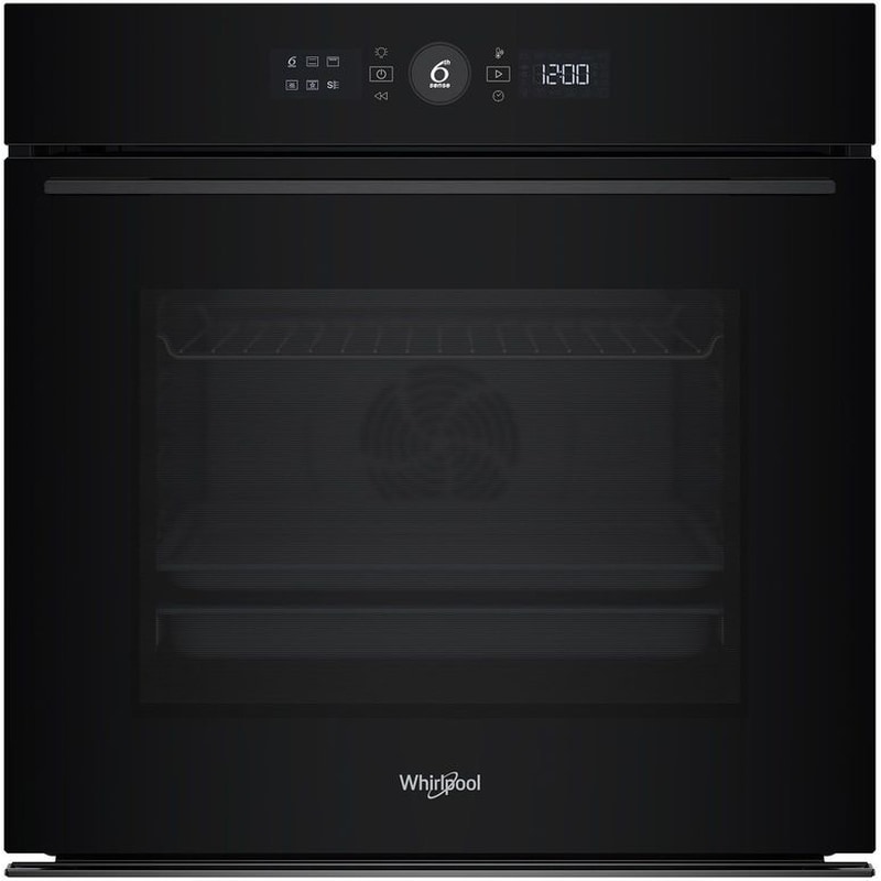 WHIRLPOOL WOI5S8PM1SBA 73 Lt Μαύρο Εντοιχιζόμενος Φούρνος Άνω Πάγκου WHIRLPOOL
