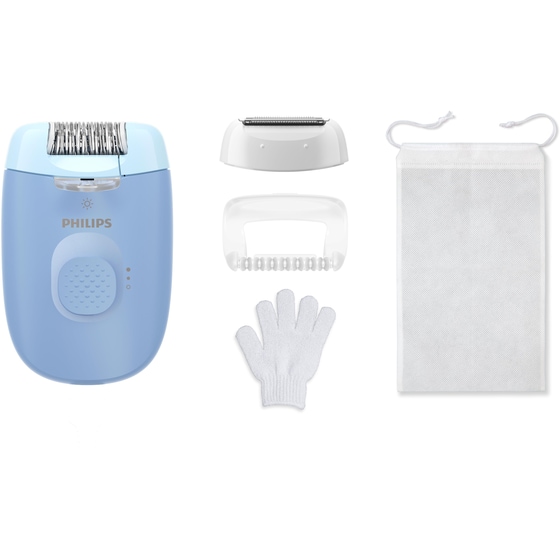 Αποτριχωτική Μηχανή Philips Series 4000 BRE247/00 Γαλάζιο image 0