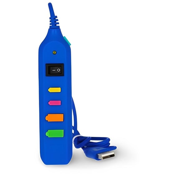 Legami Blue Mini USB Hub 4-Port - Μπλε image 0