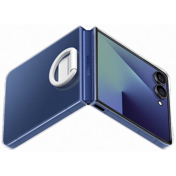 Θήκη Samsung Galaxy Z Flip7 - Samsung Ring Silicone Case - Transparent image 5