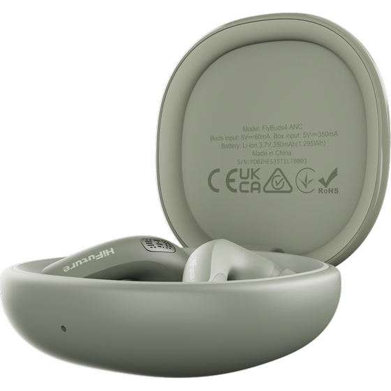 Ακουστικά Bluetooth HiFuture FlyBuds4 AI - Matcha Green image 2