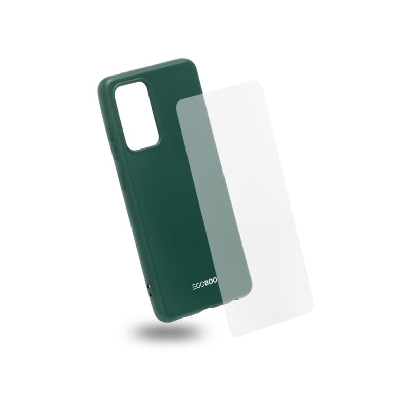 Θήκη και Τζαμάκι Galaxy A52s - Egoboo Back Cover Case - Green