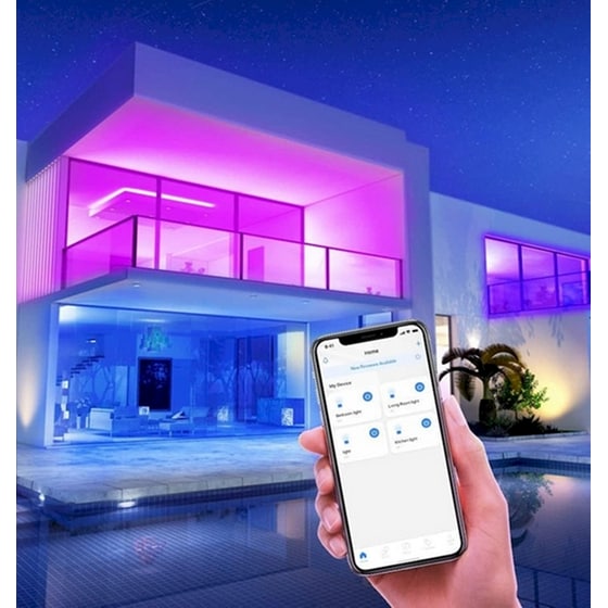Έξυπνη Λάμπα Meross Smart Wi-Fi LED Bulb RGB HomeKit MSL120HK-EU- Λευκό & Πολύχρωμο image 2