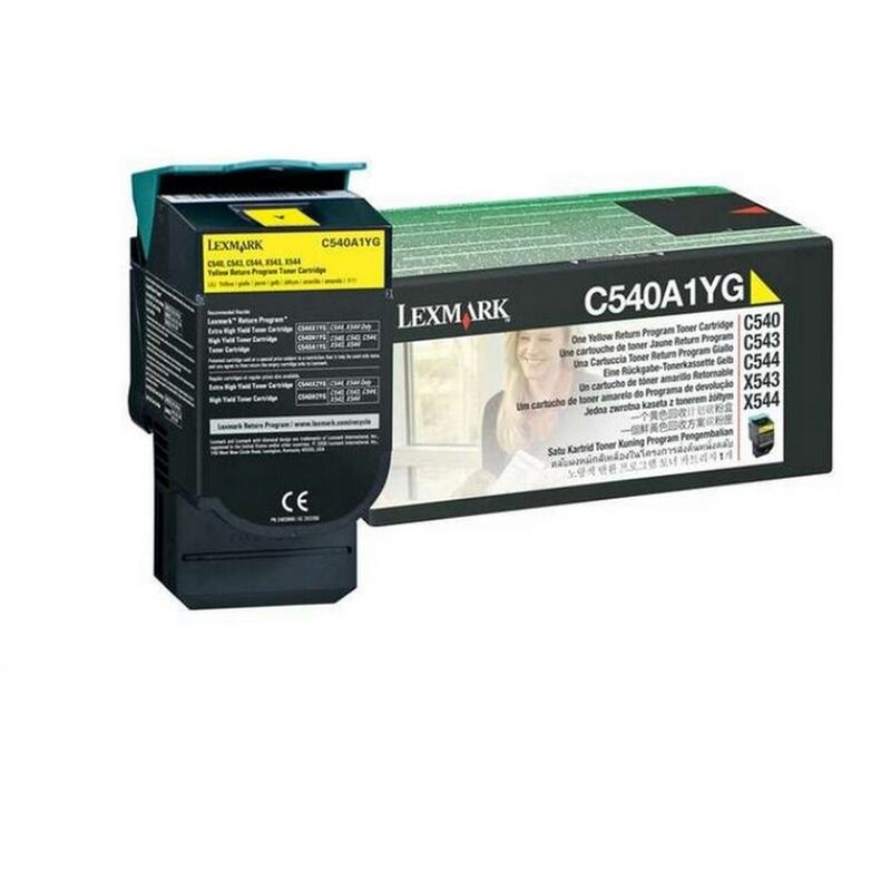 Toner Lexmark X543 C540A1YG - Yellow