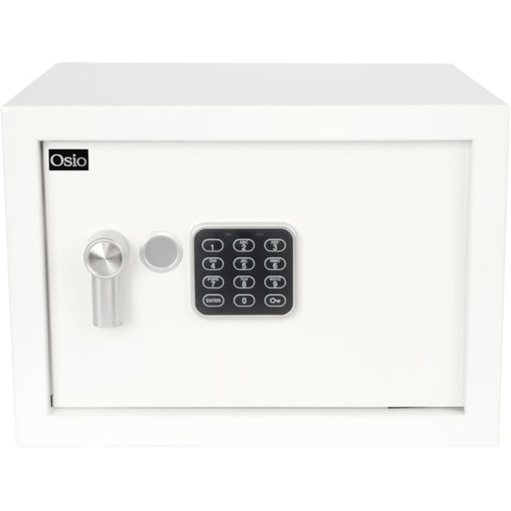 Χρηματοκιβώτιο Osio OSB-2535WH με Ηλεκτρονική Κλειδαριά 35x25x25 cm - Λευκό image 2