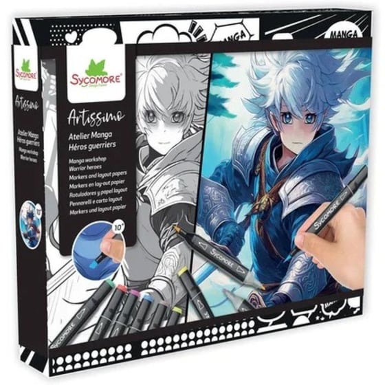 Σετ Ζωγραφικής Sycomore Manga Martial Art image 0