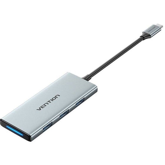 Αντάπτορας VENTION USB-C σε HDMI, USB-A 0.15m - Γκρι image 0