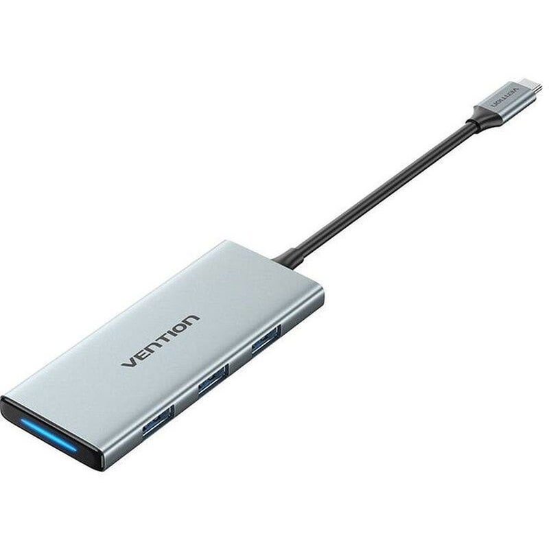 Αντάπτορας VENTION USB-C σε HDMI, USB-A 0.15m - Γκρι