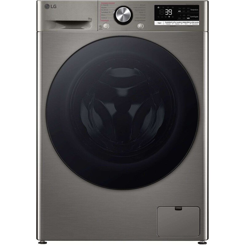 Πλυντήριο Ρούχων LG F4R7009TSSB 9 kg 1.400 Στροφές – Μαύρο