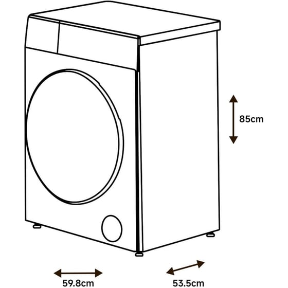 MIJIA QMP4656EU 8kg/6kg Λευκό Πλυντήριο Στεγνωτήριο image 12
