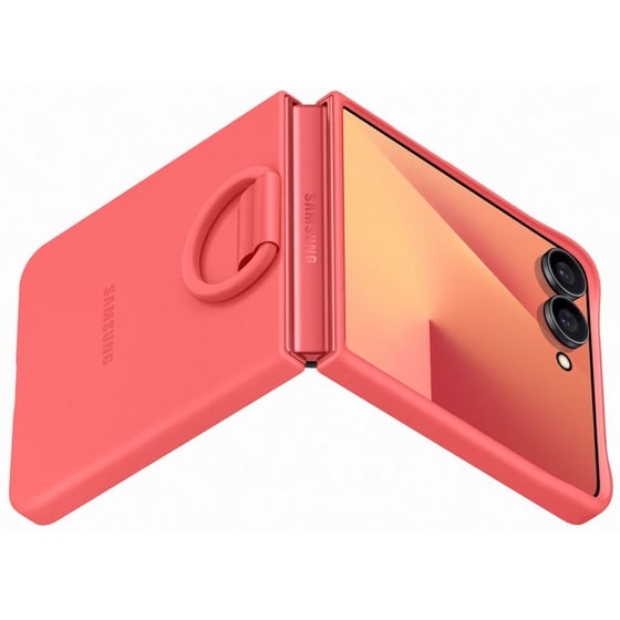 Θήκη Samsung Galaxy Z Flip7 - Samsung Ring Silicone Case - Red image 5
