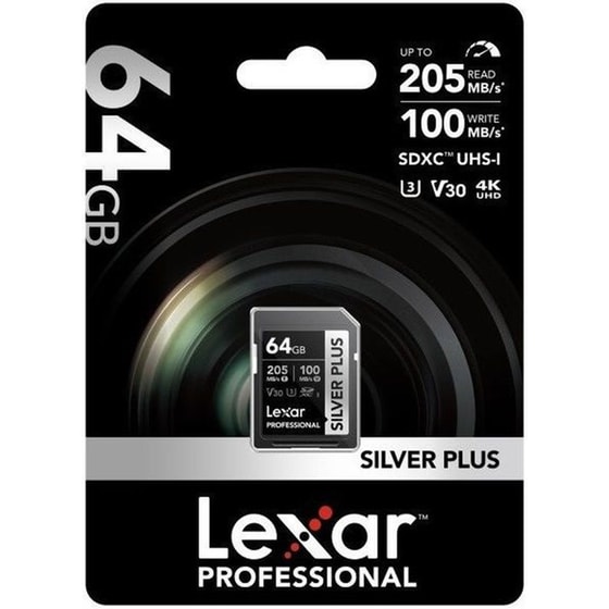 Lexar SDXC Professional Silver Plus 64GB Class 10 image 3
