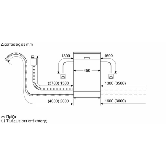 BOSCH Serie 6 SPS6EMI21E για 10 Σερβίτσια Γκρι Πλυντήριο Πιάτων image 14