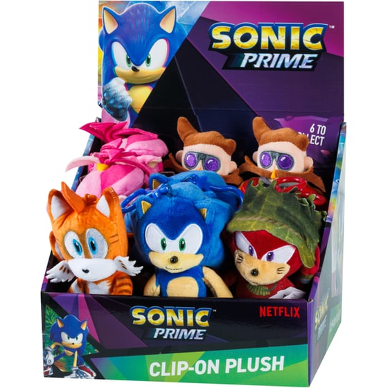 Λούτρινη Φιγούρα P.M.I Sonic Prime SON7004 - 15cm (1τμχ τυχαίο) image 0