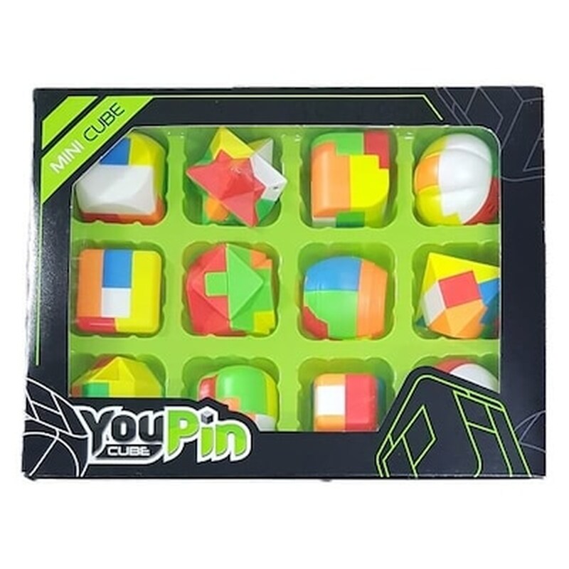 Σετ Μίνι Παζλ 12 Τεμαχίων – Set Pin Cube