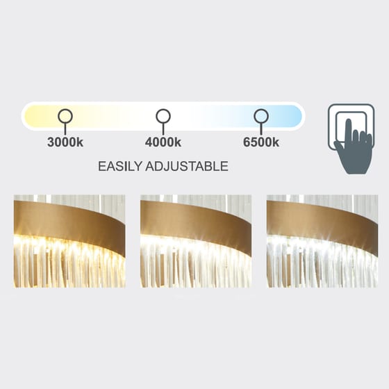 Απλίκα Τοίχου Led Homelighting Μεταλλική 23x12x30 cm - Χρυσή image 3