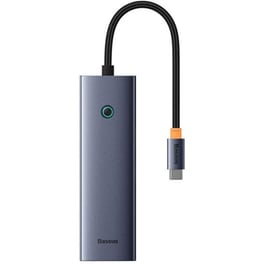 Baseus Flite Series USB Hub 7 σε 1 USB-C - Ανθρακί